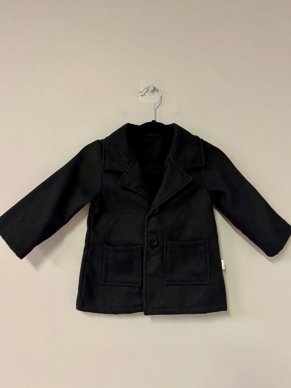 Kids' Black Blazer Coat -